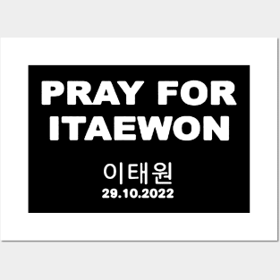 pray for itaewon Posters and Art